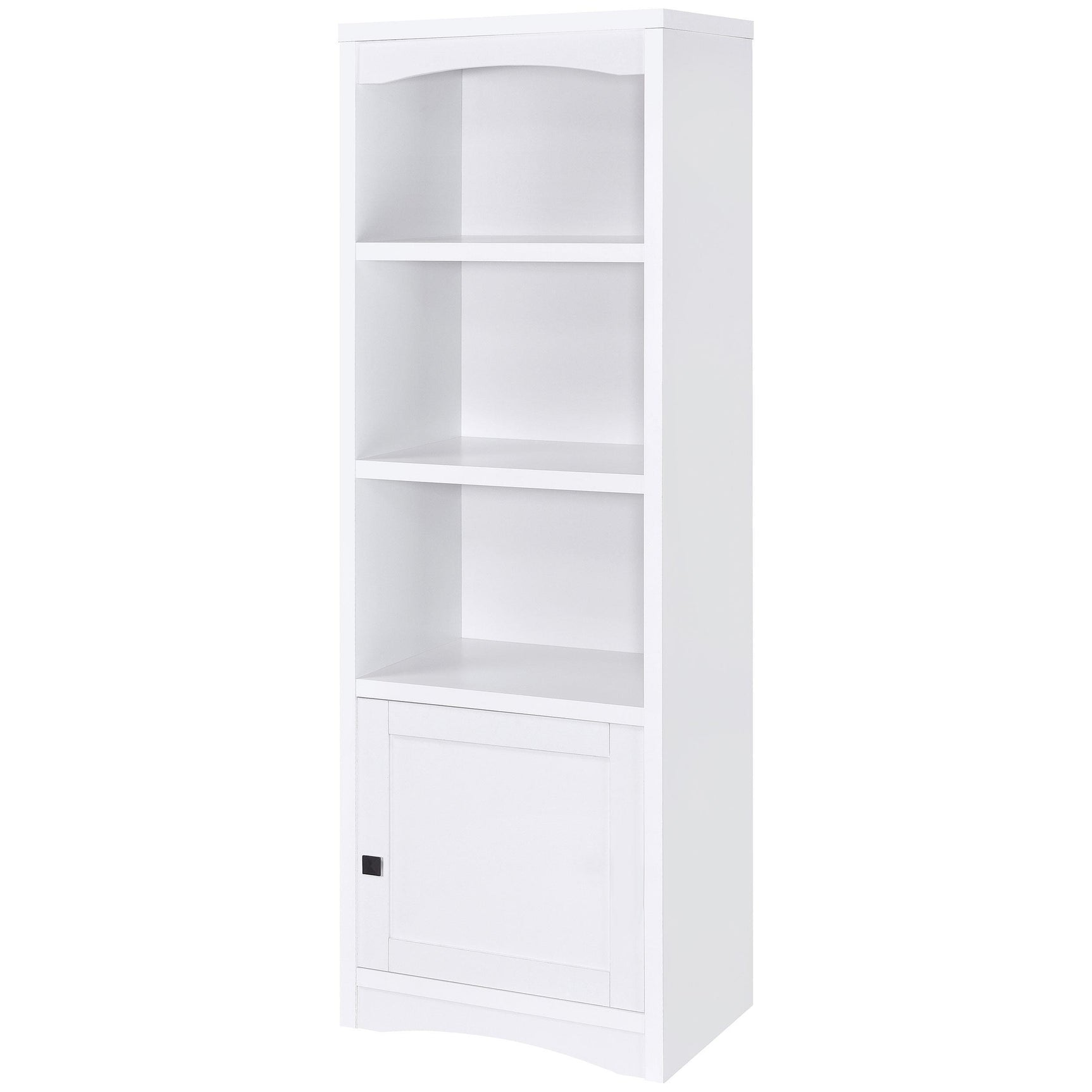 Laughlin 3-shelf Engineered Wood Media Tower White 724114 - Ella Furniture