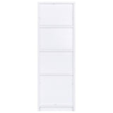 Laughlin 3-shelf Engineered Wood Media Tower White 724114 - Ella Furniture