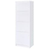 Laughlin 3-shelf Engineered Wood Media Tower White 724114 - Ella Furniture