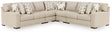 Laurelgrove Pebble Chenille,Performance Fabric,Next-Gen Nuvella™ 5-Piece Sectional from Ella Furniture