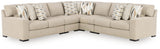 Laurelgrove Pebble Chenille,Performance Fabric,Next-Gen Nuvella™ 5-Piece Sectional from Ella Furniture