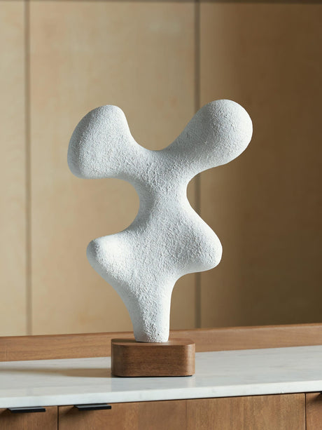 Lavarsen White/Brown Sculpture from Ella Furniture