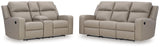Lavenhorne Pebble Sofa And Loveseat - Ella Furniture