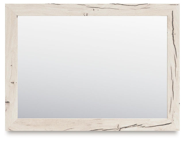 Lawroy Light Natural Bedroom Mirror - Ella Furniture