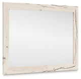 Lawroy Light Natural Bedroom Mirror - Ella Furniture