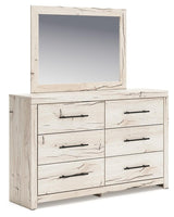 Lawroy Light Natural Dresser and Mirror - Ella Furniture