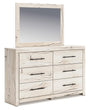 Lawroy Light Natural Dresser and Mirror - Ella Furniture