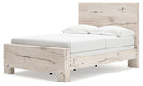 Lawroy Light Natural Full Panel Bed - Ella Furniture