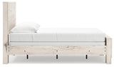 Lawroy Light Natural Full Panel Bed - Ella Furniture