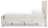 Lawroy Light Natural Full Panel Bed - Ella Furniture