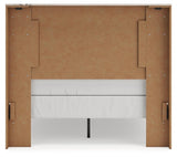 Lawroy Light Natural Full Panel Bed - Ella Furniture