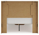 Lawroy Light Natural Full Panel Storage Bed - Ella Furniture