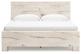 Lawroy Light Natural King Panel Bed - Ella Furniture