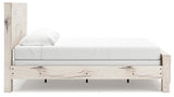 Lawroy Light Natural King Panel Bed - Ella Furniture