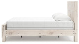 Lawroy Light Natural King Panel Bed - Ella Furniture