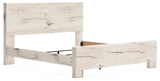Lawroy Light Natural King Panel Bed - Ella Furniture