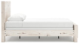 Lawroy Light Natural Queen Panel Bed - Ella Furniture