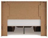 Lawroy Light Natural Queen Panel Storage Bed - Ella Furniture