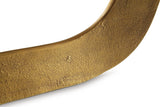 Lawtonville Antique Gold Finish Vase finish detail