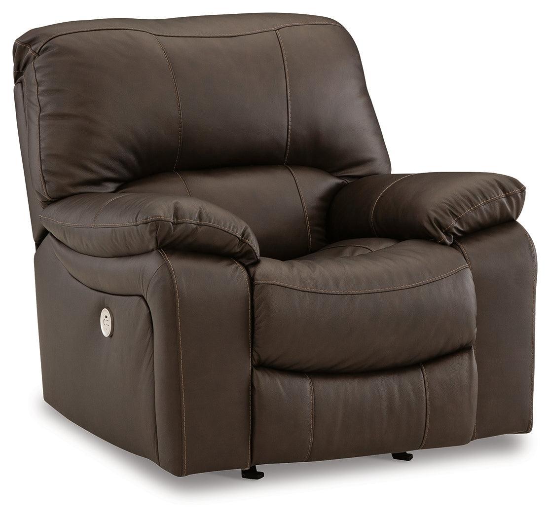 Leesworth Dark Brown Sofa, Loveseat And Recliner - Ella Furniture