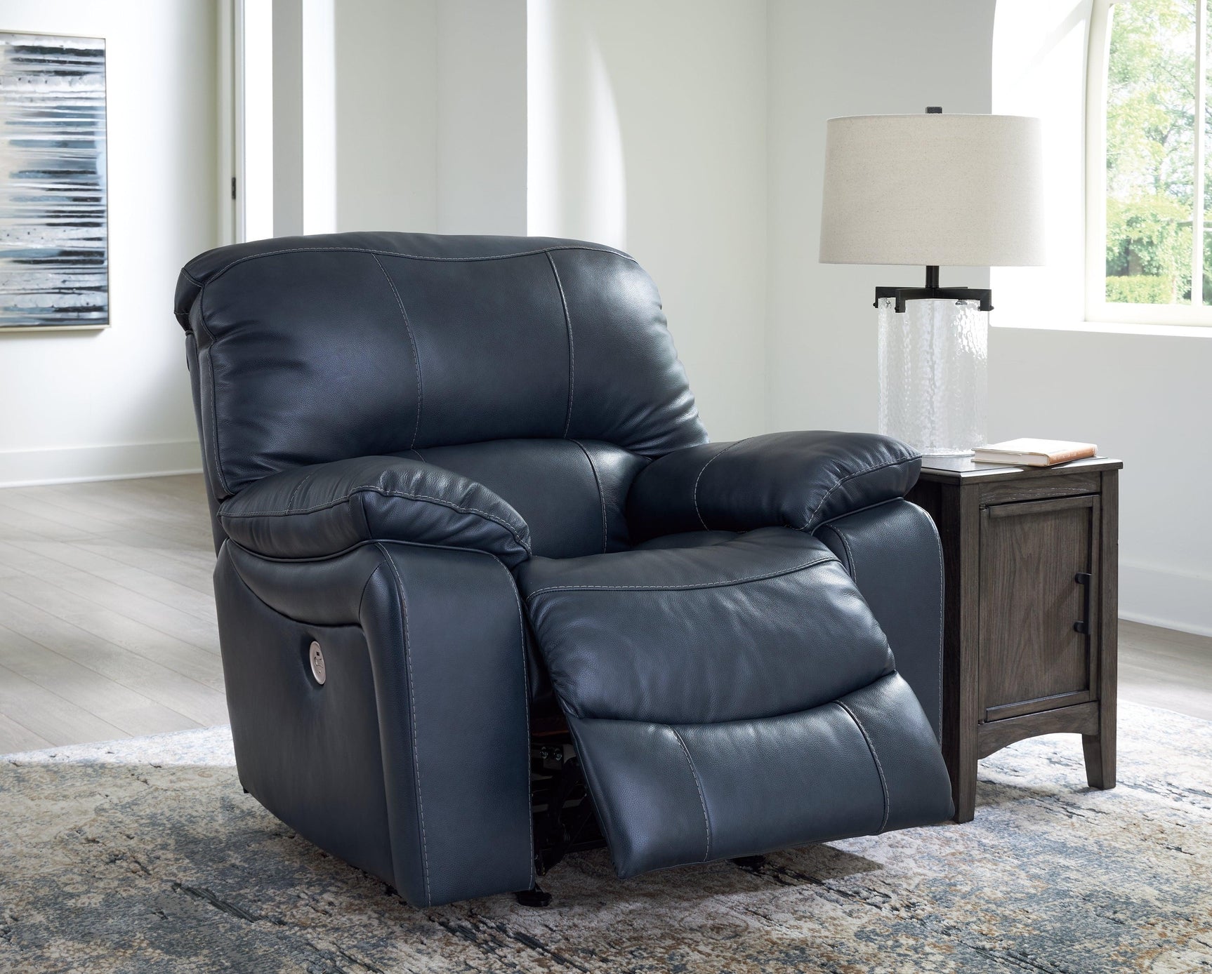 Leesworth Ocean Sofa, Loveseat And Recliner - Ella Furniture