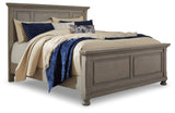 Lettner Light Gray Panel Bedroom Set - Ella Furniture