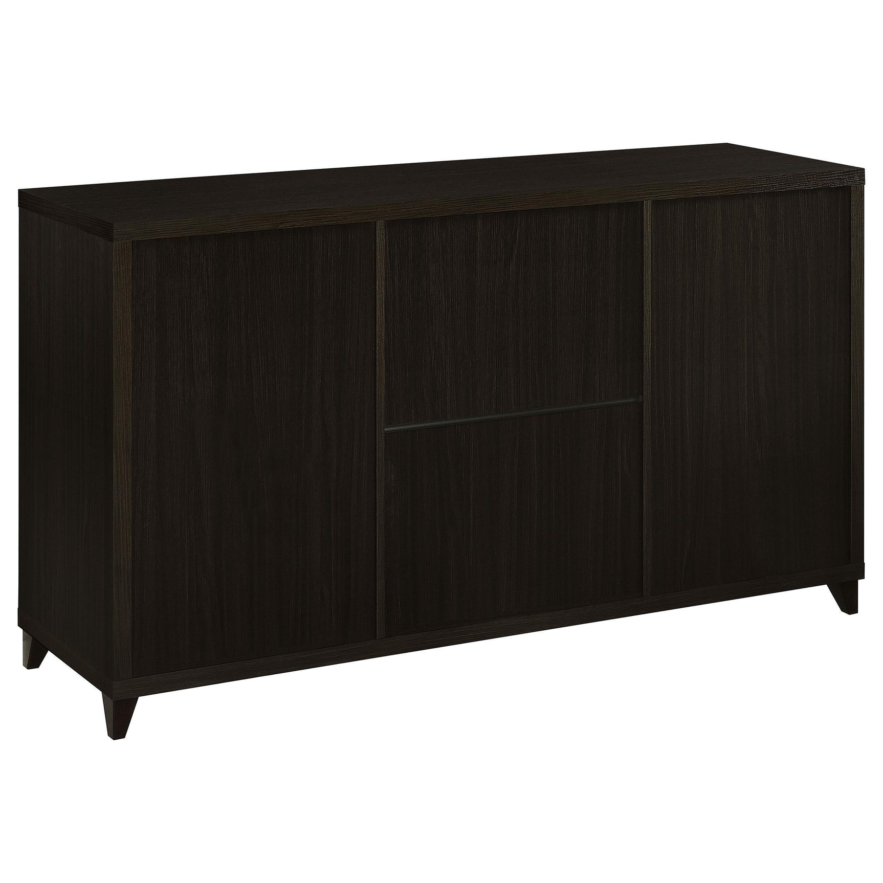 LEWES Lewes 4-piece 60" TV Entertainment Center Cappuccino 700881-S4 - Ella Furniture