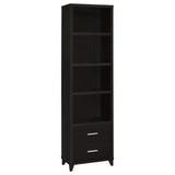 LEWES Lewes 4-piece 60" TV Entertainment Center Cappuccino 700881-S4 - Ella Furniture