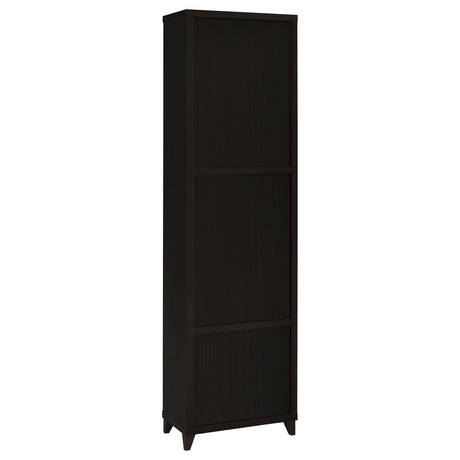 LEWES Lewes 4-piece 60" TV Entertainment Center Cappuccino 700881-S4 - Ella Furniture