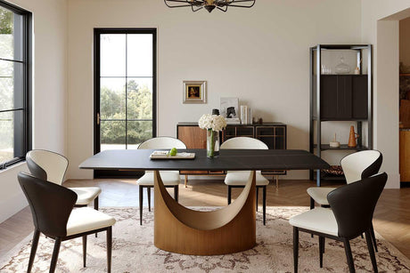 Lexi Table #3 (Matte Sintered Stone) - Ella Furniture