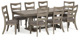 Lexorne Gray Rectangular Dining Room Set - Ella Furniture