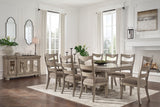 Lexorne Gray Rectangular Dining Room Set - Ella Furniture