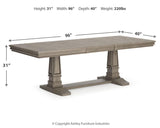 Lexorne Gray Rectangular Dining Room Set - Ella Furniture