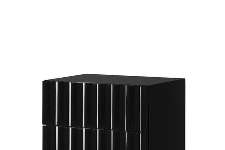 Lila Black Gold Upholstered Bedroom Set - Ella Furniture