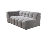Lili Gray Boucle Raf Sectional - Ella Furniture