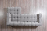 Lili Gray Boucle Raf Sectional - Ella Furniture