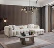 Lili Ivory Boucle Raf Sectional - Ella Furniture