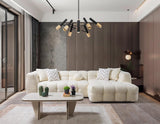 Lili Ivory Boucle Raf Sectional - Ella Furniture