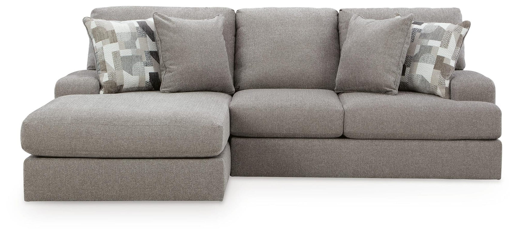 Lindon Smoke 2-Piece Sectional with Chaise view 2