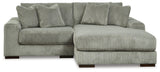 Lindyn Fog 2-Piece Sectional With Ottoman PKG014508 - 21105S4 | 2110508 - Ella Furniture