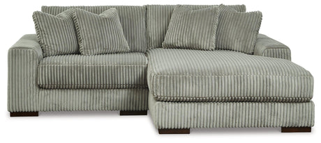 Lindyn Fog 2-Piece Sectional With Ottoman PKG014508 - 21105S4 | 2110508 - Ella Furniture