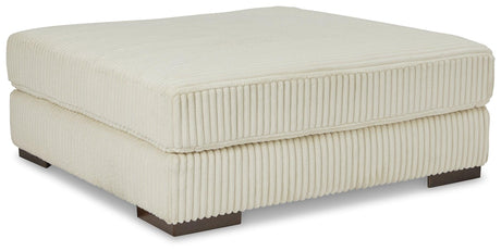 Lindyn Ivory 5-Piece Sectional With Ottoman - Ella Furniture