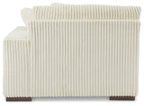 Lindyn Ivory Super Chaise - Ella Furniture