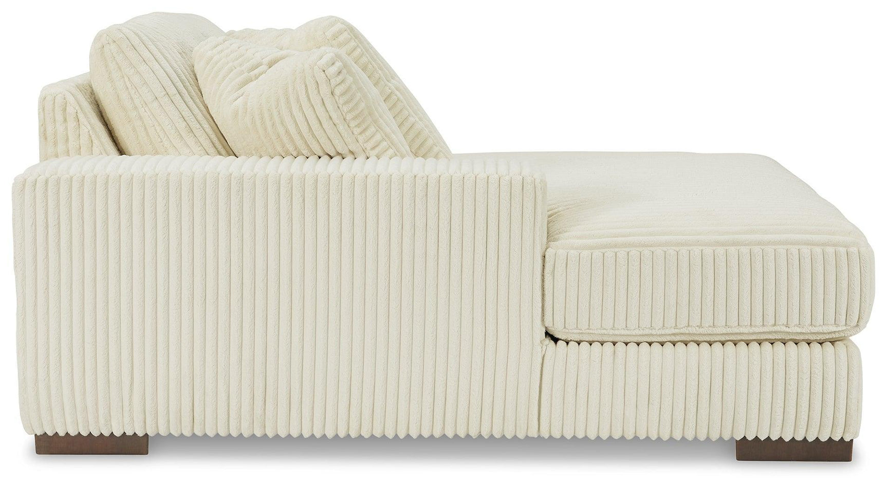 Lindyn Ivory Super Chaise - Ella Furniture