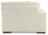 Lindyn Ivory Super Chaise - Ella Furniture
