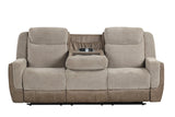 Lisa - Brown 3Pc Reclining Set - Ella Furniture