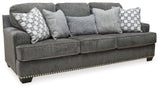 Locklin Carbon Sofa And Loveseat - Ella Furniture