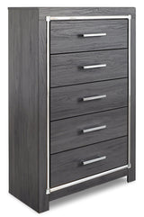 Lodanna Gray Panel 2 Storage Bedroom Set - Ella Furniture