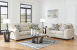 Lonoke Parchment Sofa And Loveseat - Ella Furniture