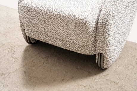 Lora Sofa, Loveseat, and Chair Set with Curved Wood-Trimmed Arms view 16